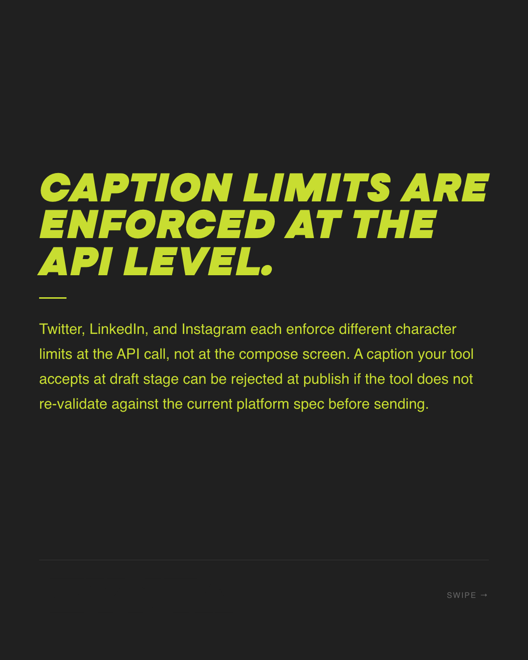 Slide 6 — Scheduled vs Published: The Gap Where Posts Die