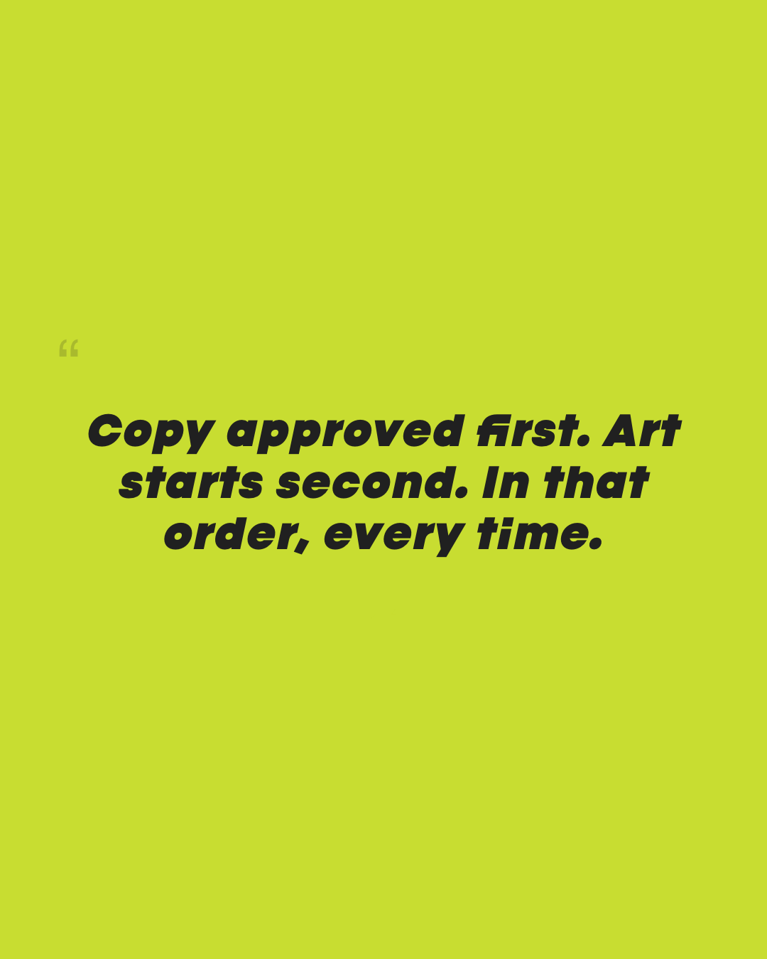 Slide 6 — Batch a month of posts in one sitting
