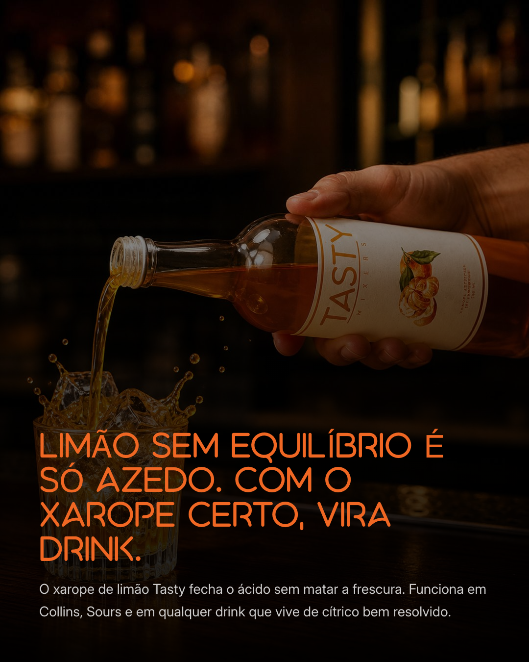 Slide 5 — 5 sabores Tasty Mixers e onde cada um brilha