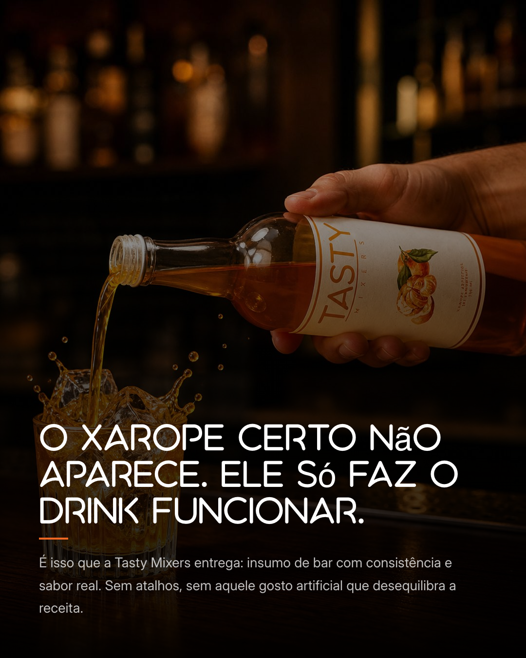 Slide 8 — 5 sabores Tasty Mixers e onde cada um brilha