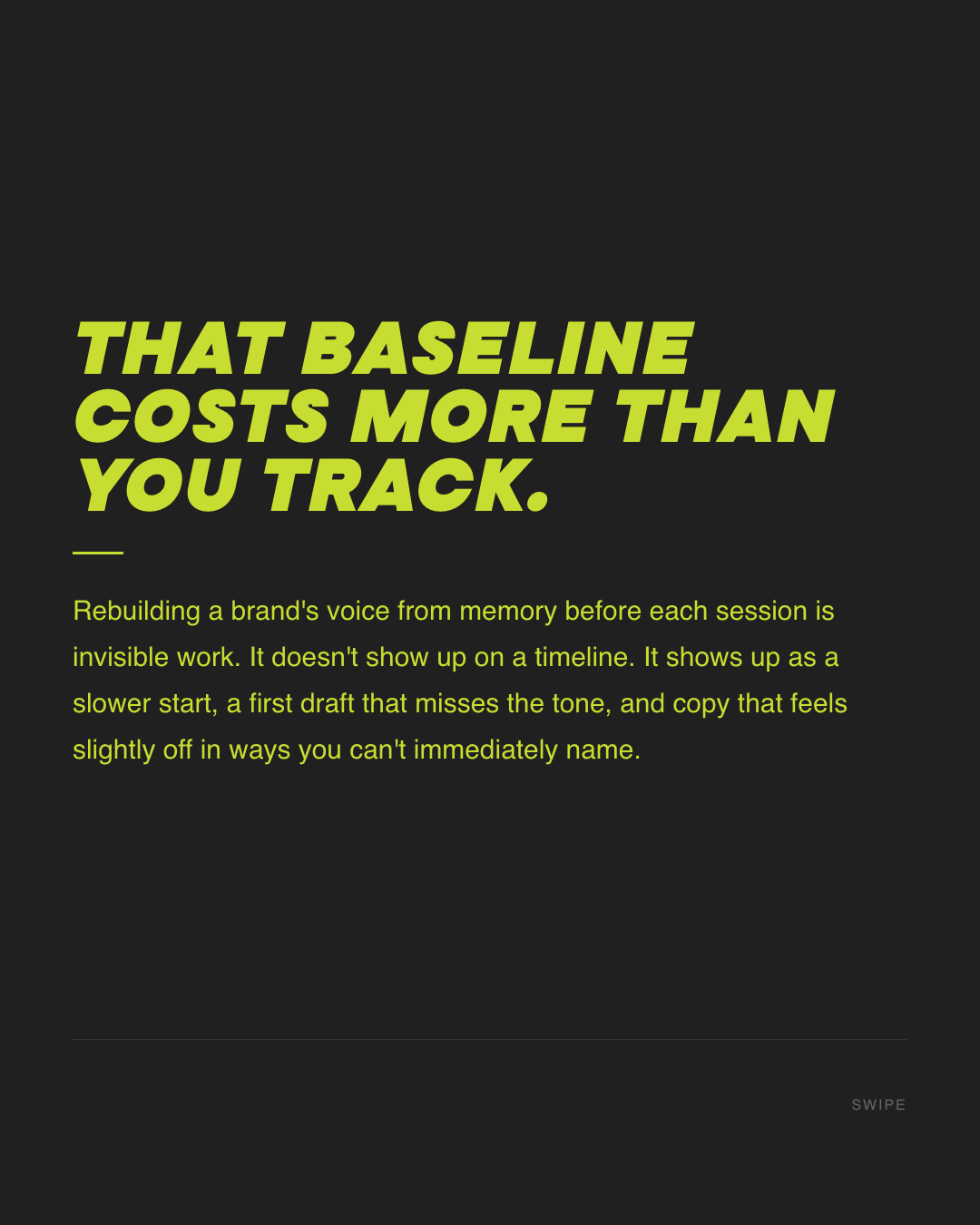 Slide 2 — Context switch is what slows multi-brand ops