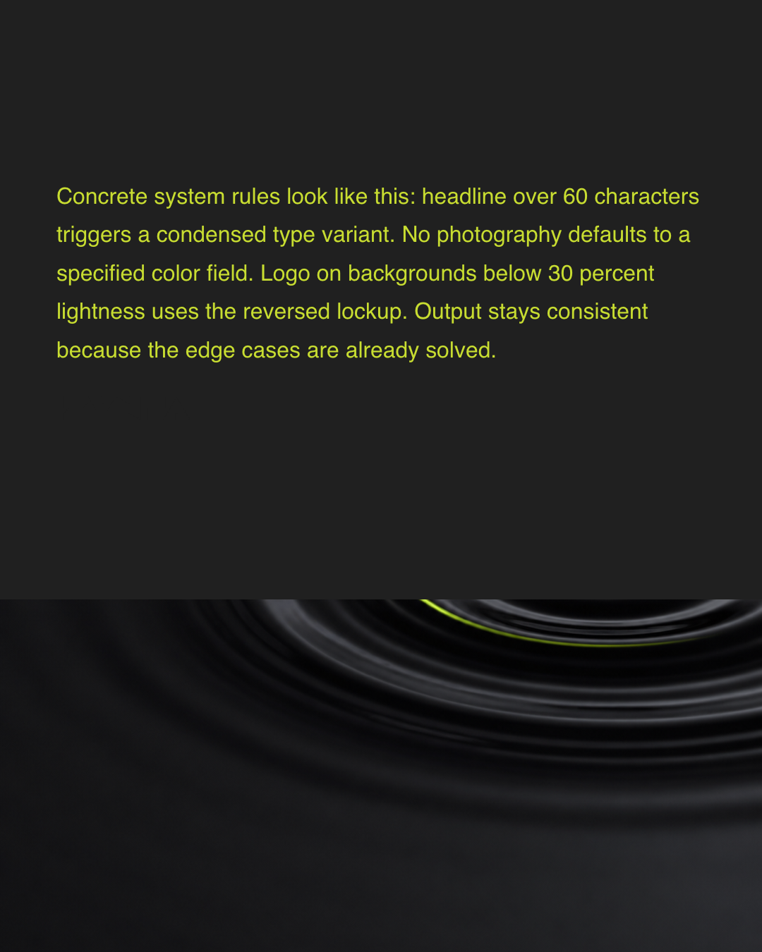 Slide 9 — Template vs System: What Holds a Brand Together