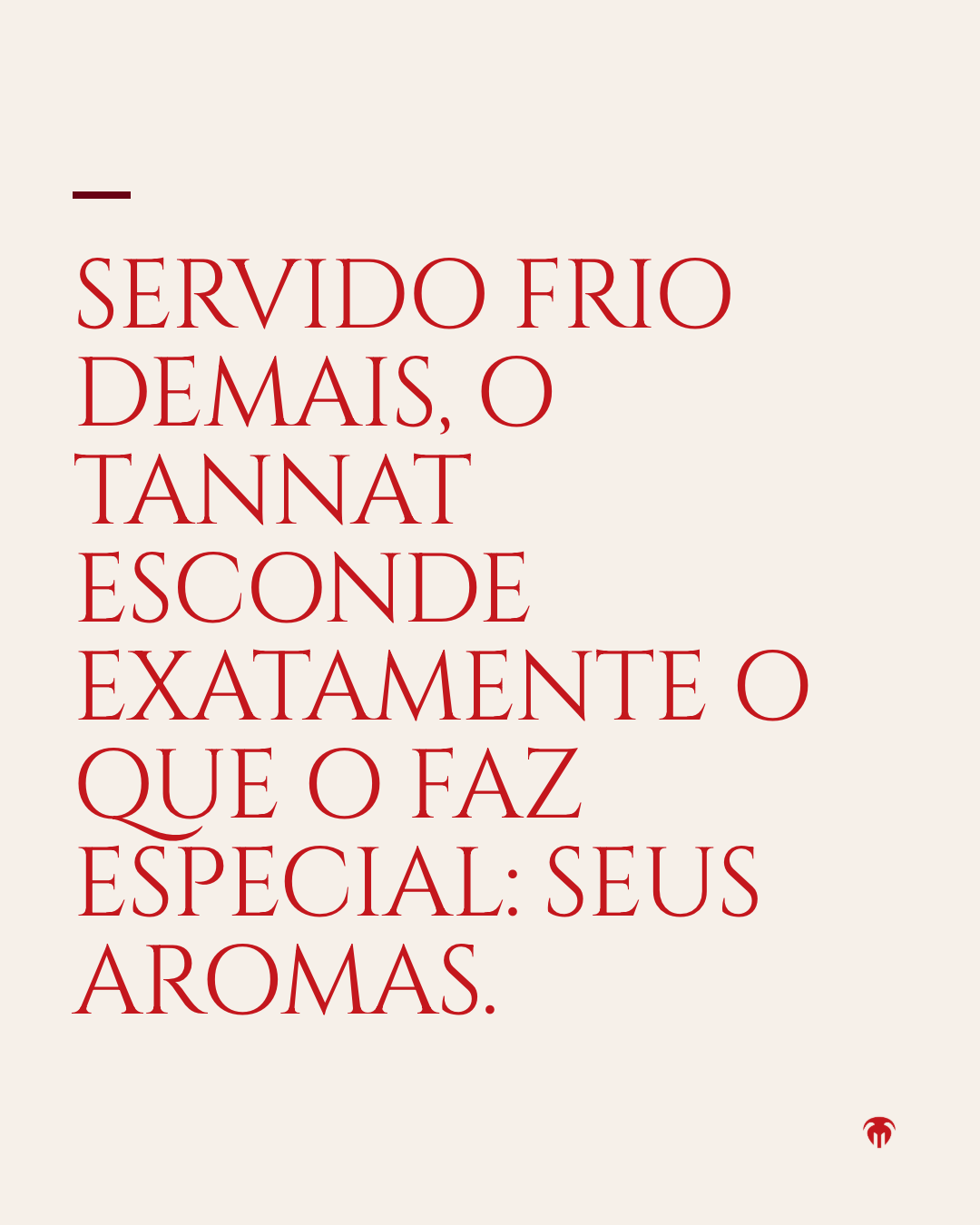 Slide 4 — Como servir e guardar um Tannat premium